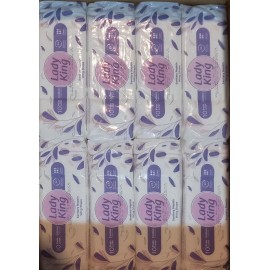 نوار بهداشتی لیدی کینگ بالدار ساده و مشبک بزرگ 10 عددی